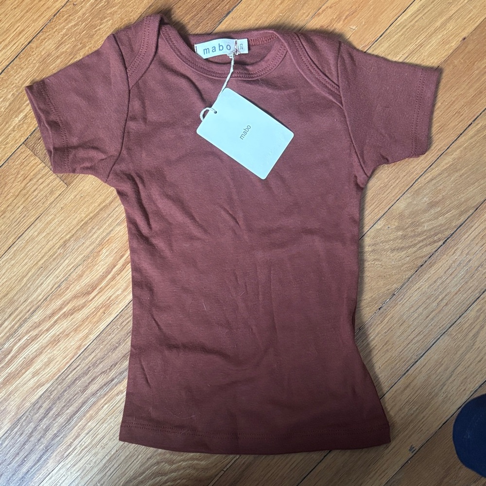 Mabo Rust Short Sleeve Kids Tee